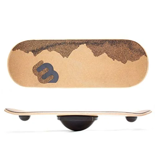 Wide Standing Desk Balance Board &amp; Half-Ball Balance Trainer