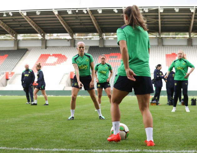 O'Sullivan training on Monday.
