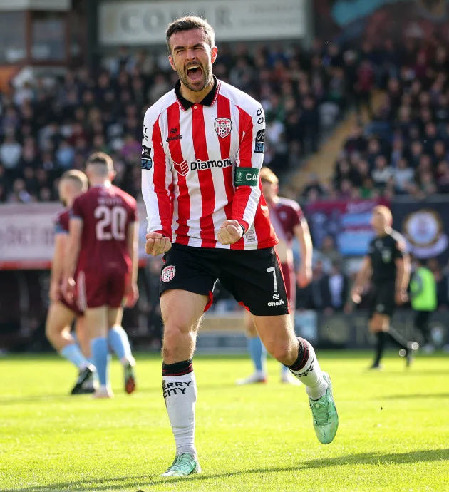 Duffy's first-half double sends Derry City into third FAI Cup final in five seasons