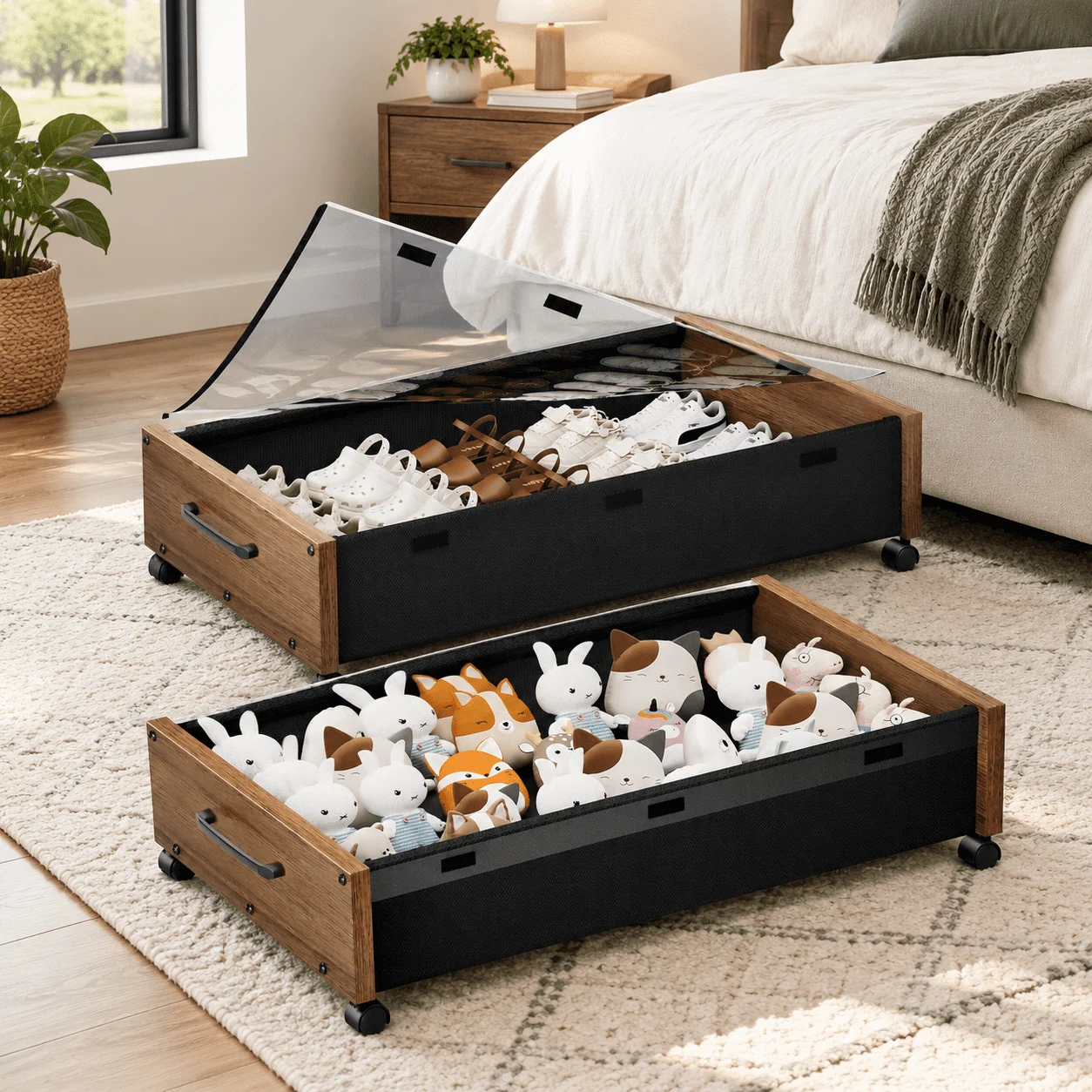 Under Bed Storage with Wheels Underbed Under Bed Storage with Wheels Underbed