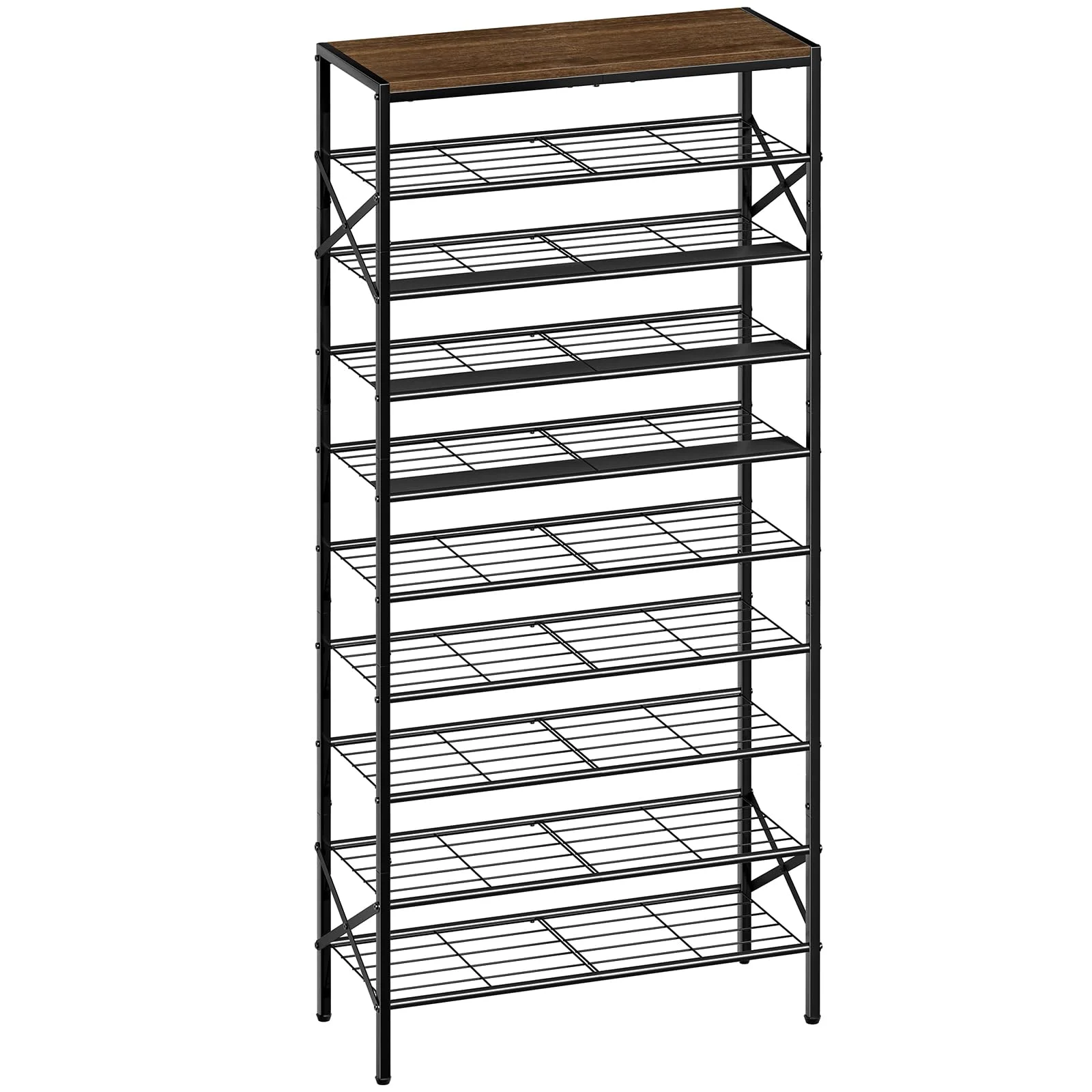 10-Tier Tall Shoe Rack Organizer Shoe Storage 10-Tier Tall Shoe Rack Organizer Shoe Storage