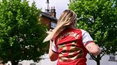 Arsenal Fans Celebrate Premier League Title Breakthrough