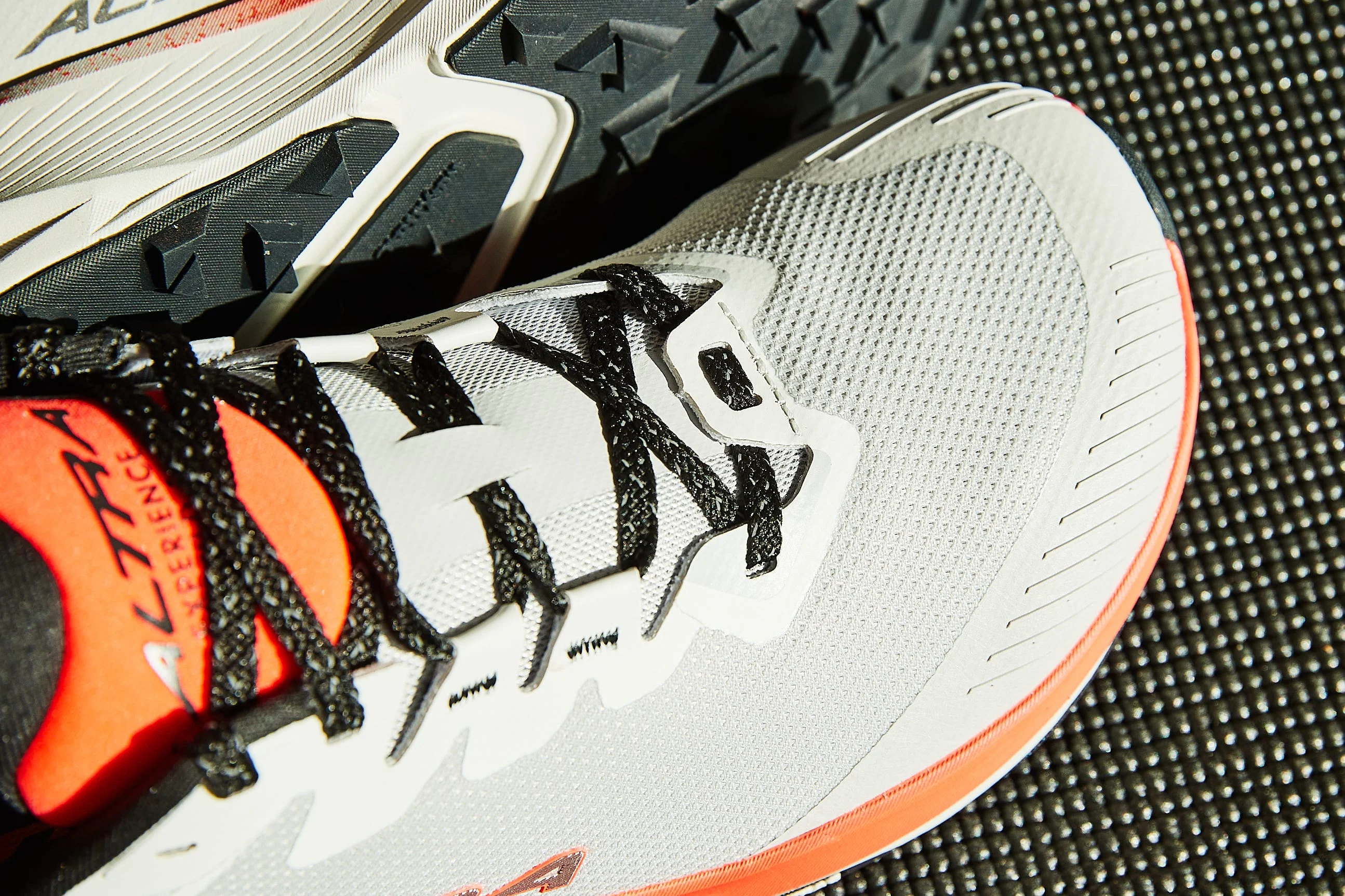 Altra Experience Wild 3 trail running shoes on display Altra Experience Wild 3 trail running shoes on display